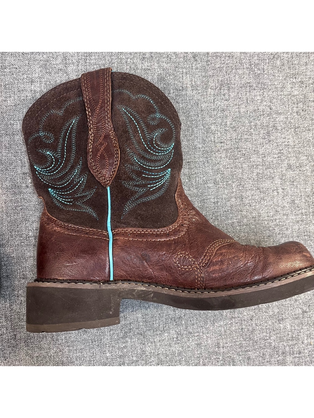 Ariat Fatbaby Heritage Dapper Womens Brown Leather Western Boots 7.5B, Eur 38 - Picture 6 of 11